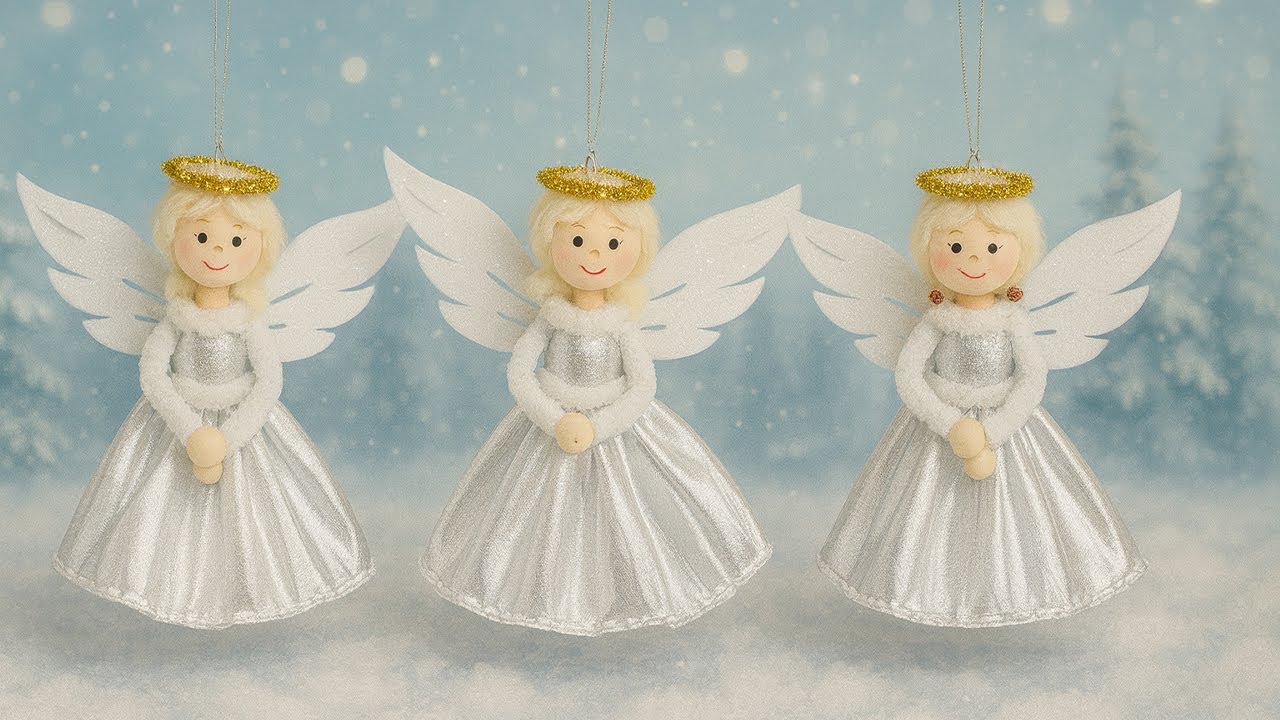 DIY Weihnachtsengel aus Klopapierrolle 👼✨ Engel basteln einfach | Weihnachtsdeko selber machen