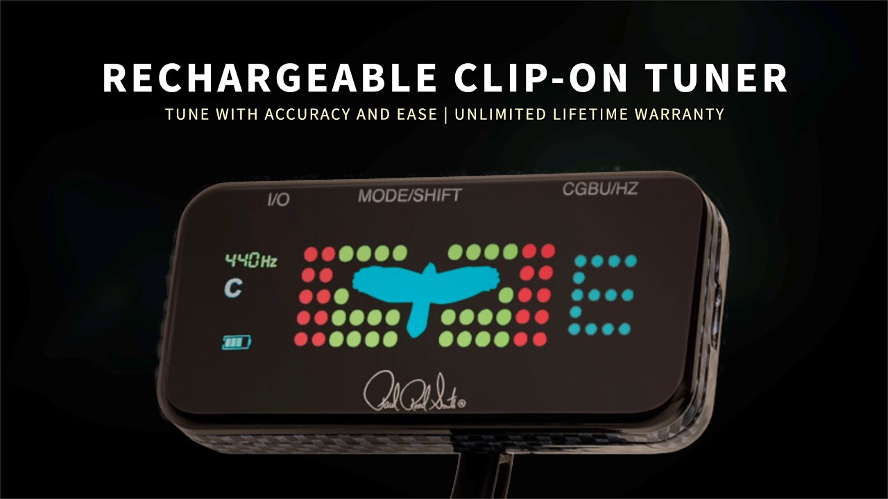Rechargeable Clip-On Tuner | PRS Guitars
