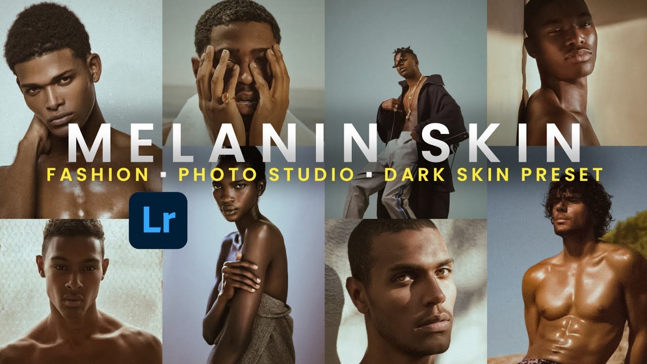 Free preset best for : Melanin Skin / Fashion Preset / Photo Studio shots | DNG - Lightroom Tutorial