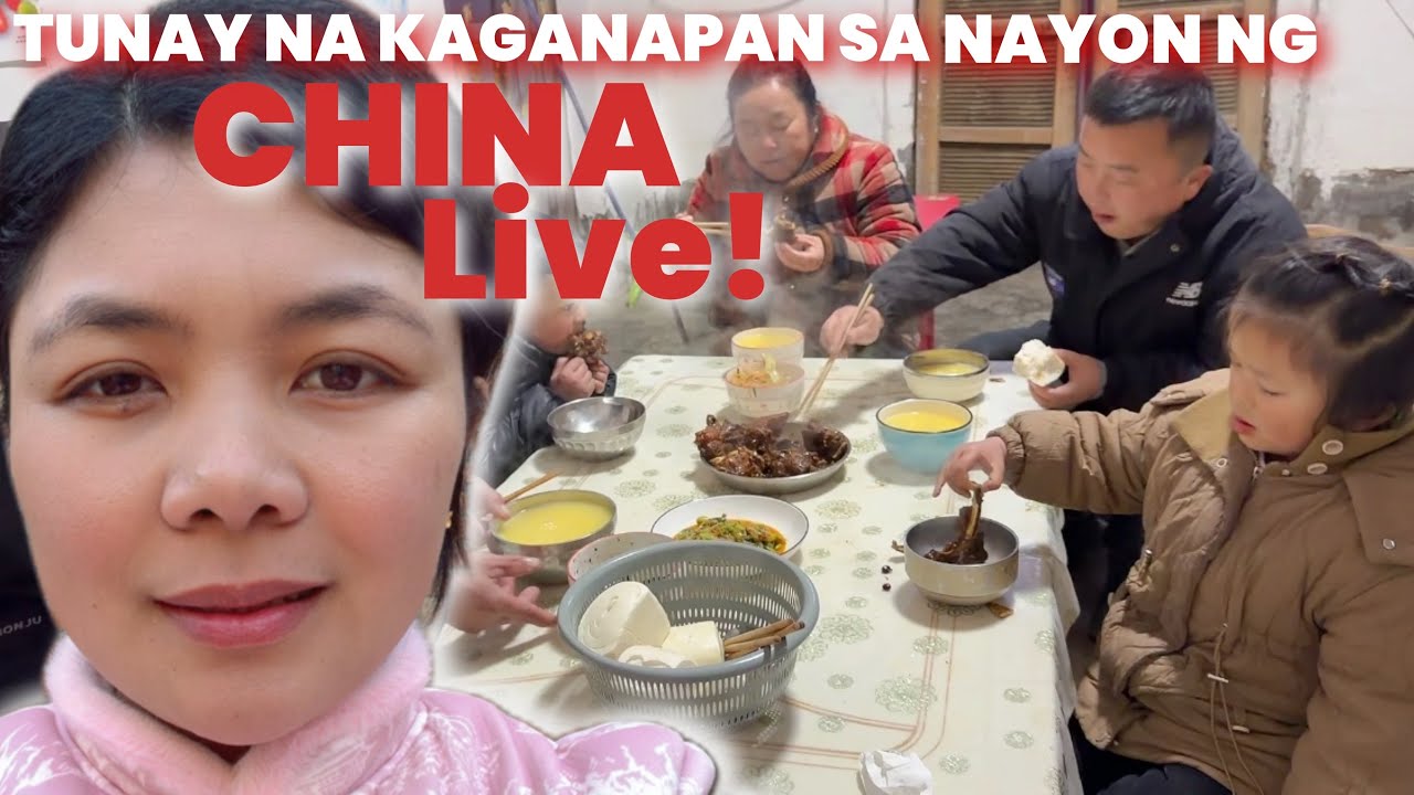 Ate Clydee  is live! In Village of China. The Life during winter season