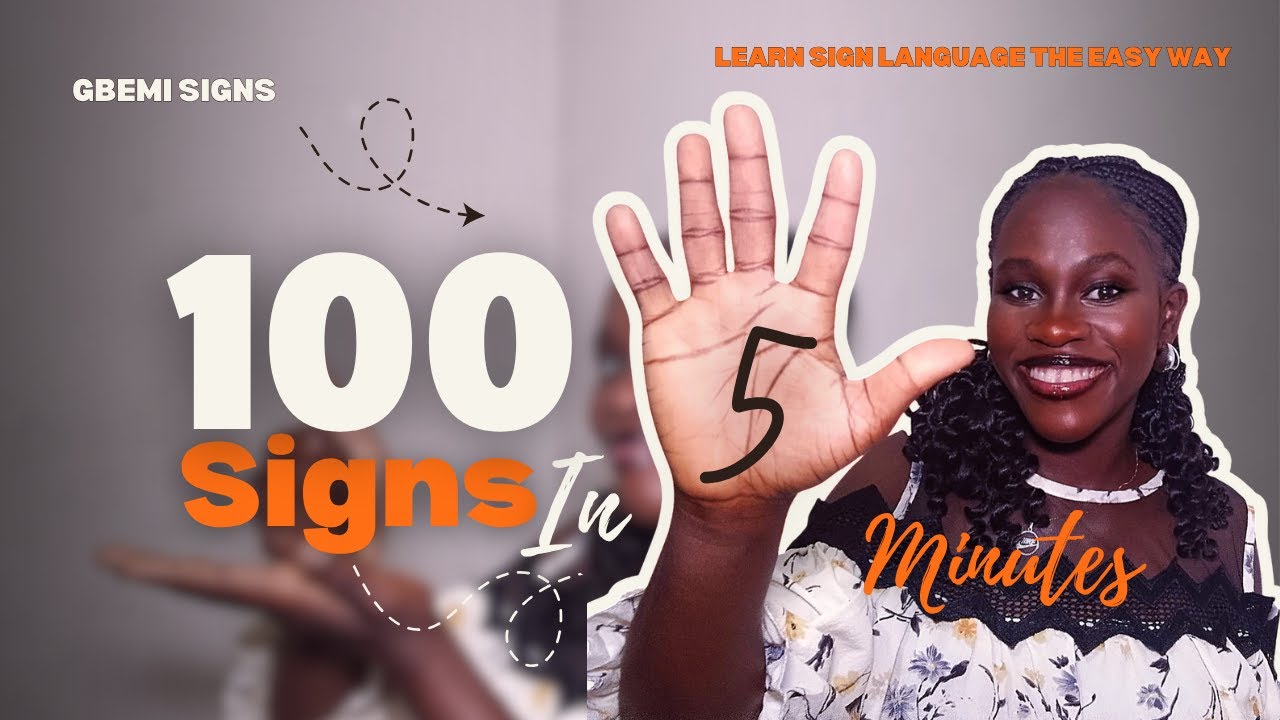100 Signs in 5 Minutes! (Part 2)