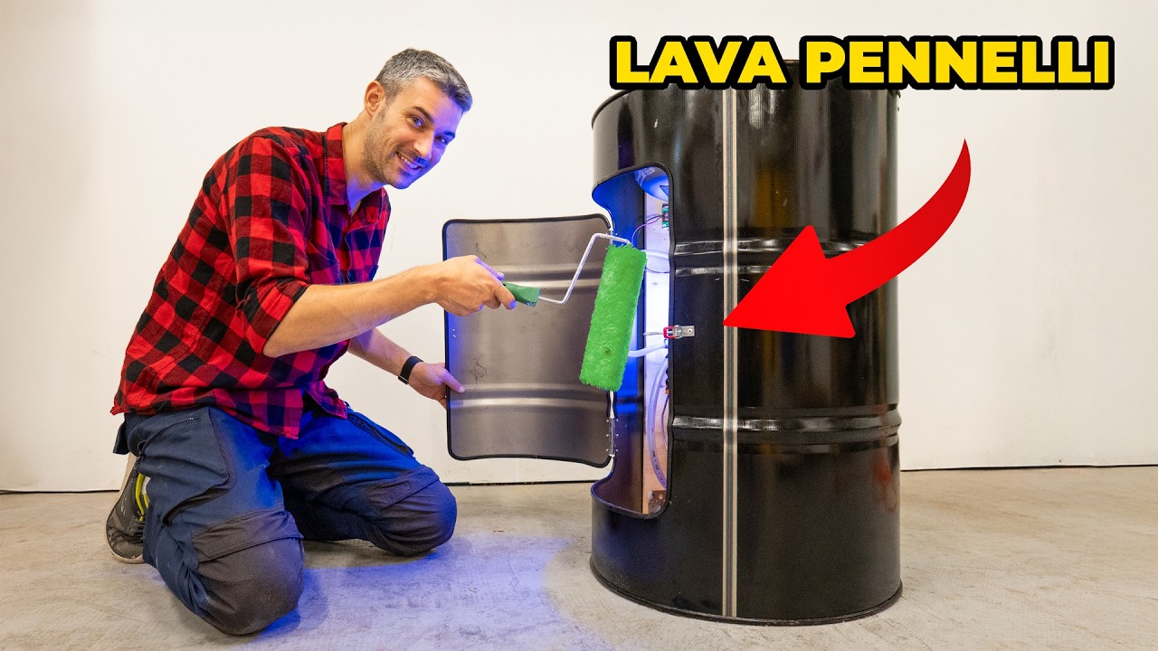 Ho costruito il LAVAPENNELLI che NON inquina!