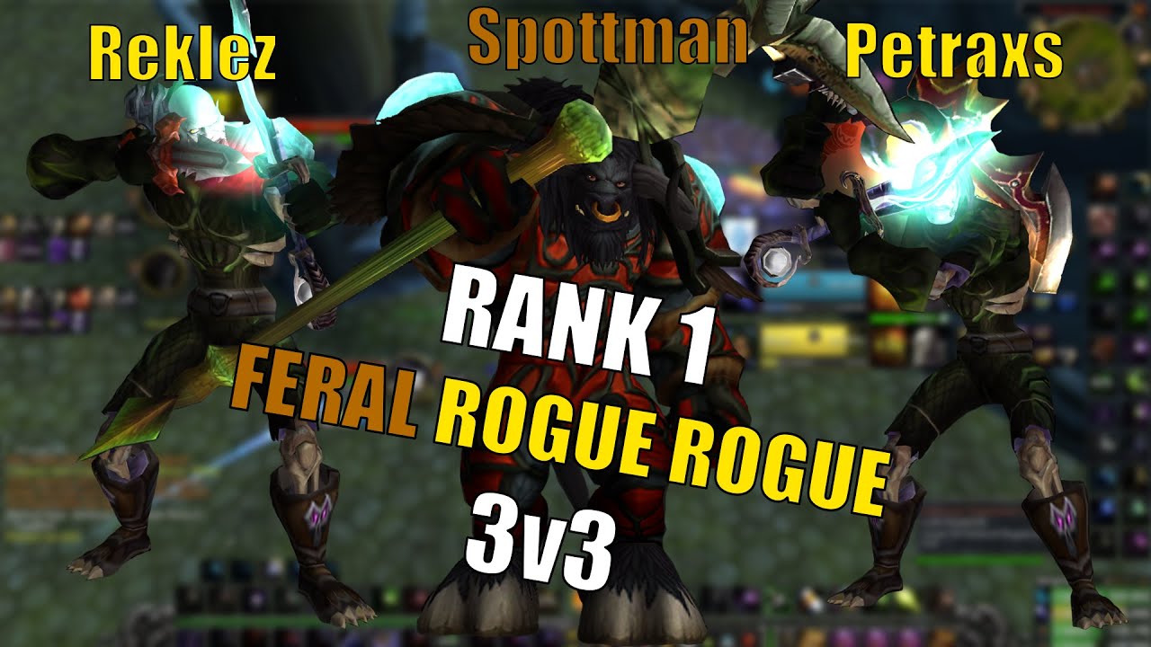 Spottman - Rank 1 Feral | Classic TBC arena PvP - Best of Twitch #13
