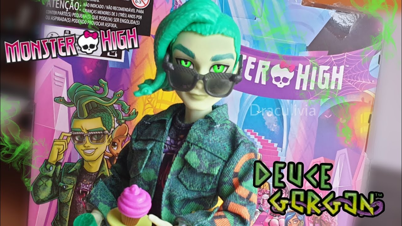 Monster High G3 Deuce Gorgon ASMR unboxing