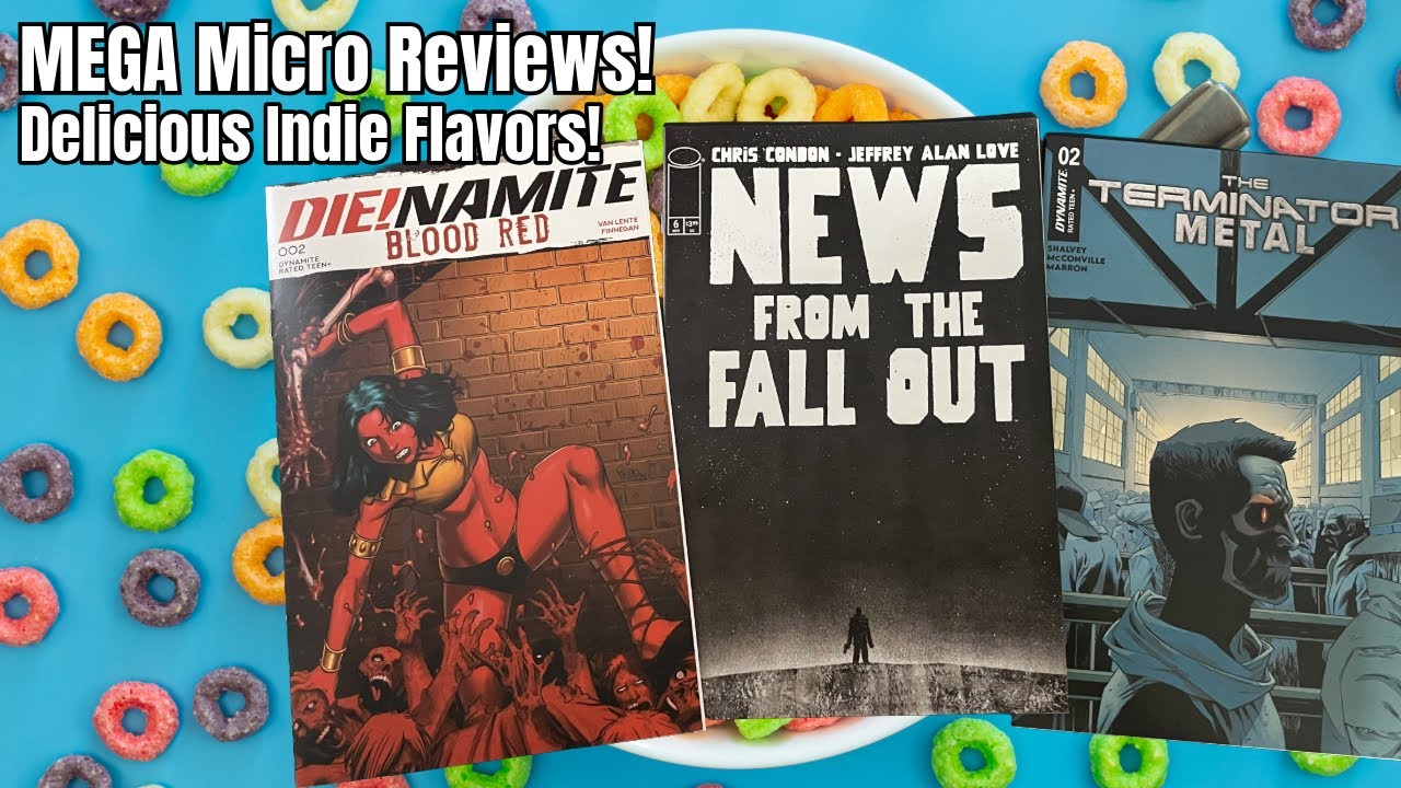 Micro Reviews! Die!Namite Blood Red, Terminator Metal & Fallout Finale!