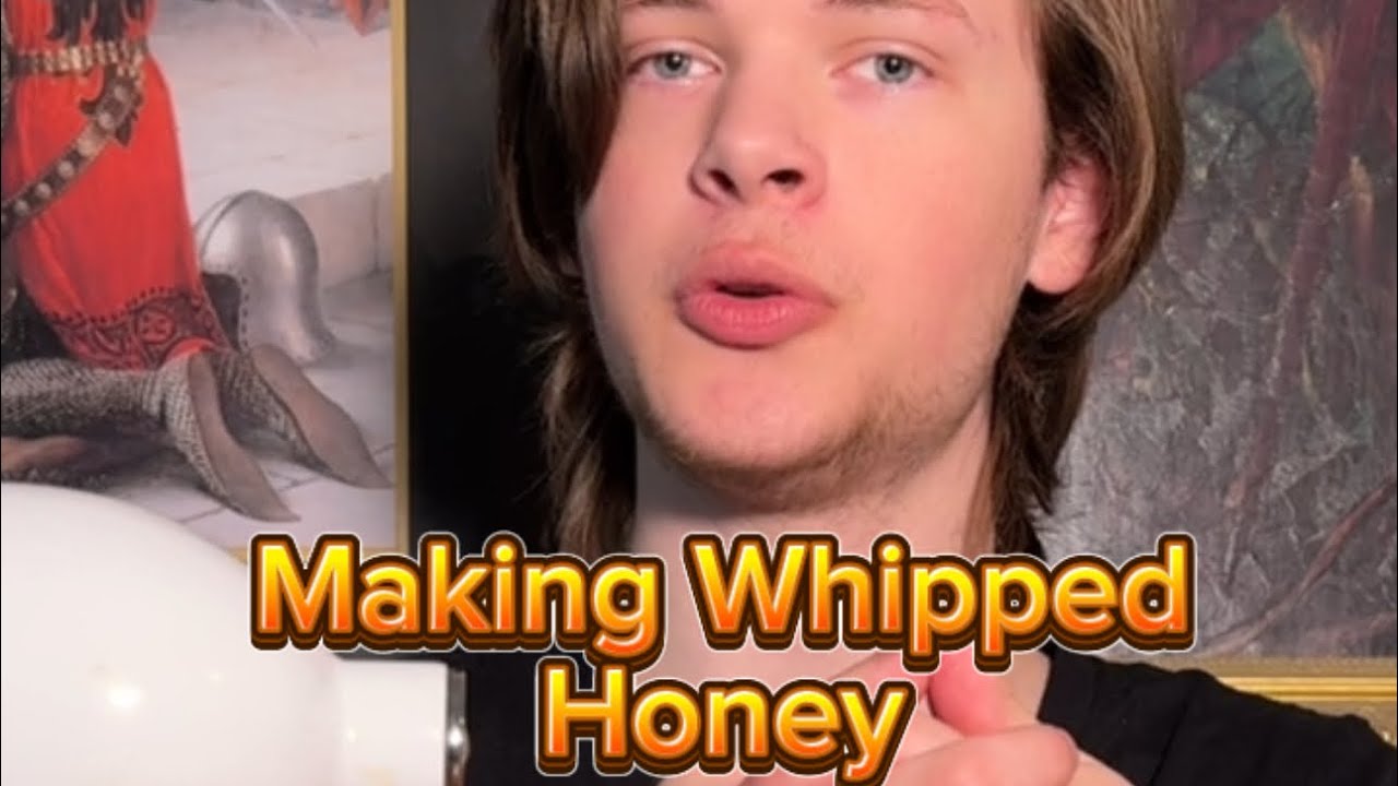 Making  Whipped Honey!￼