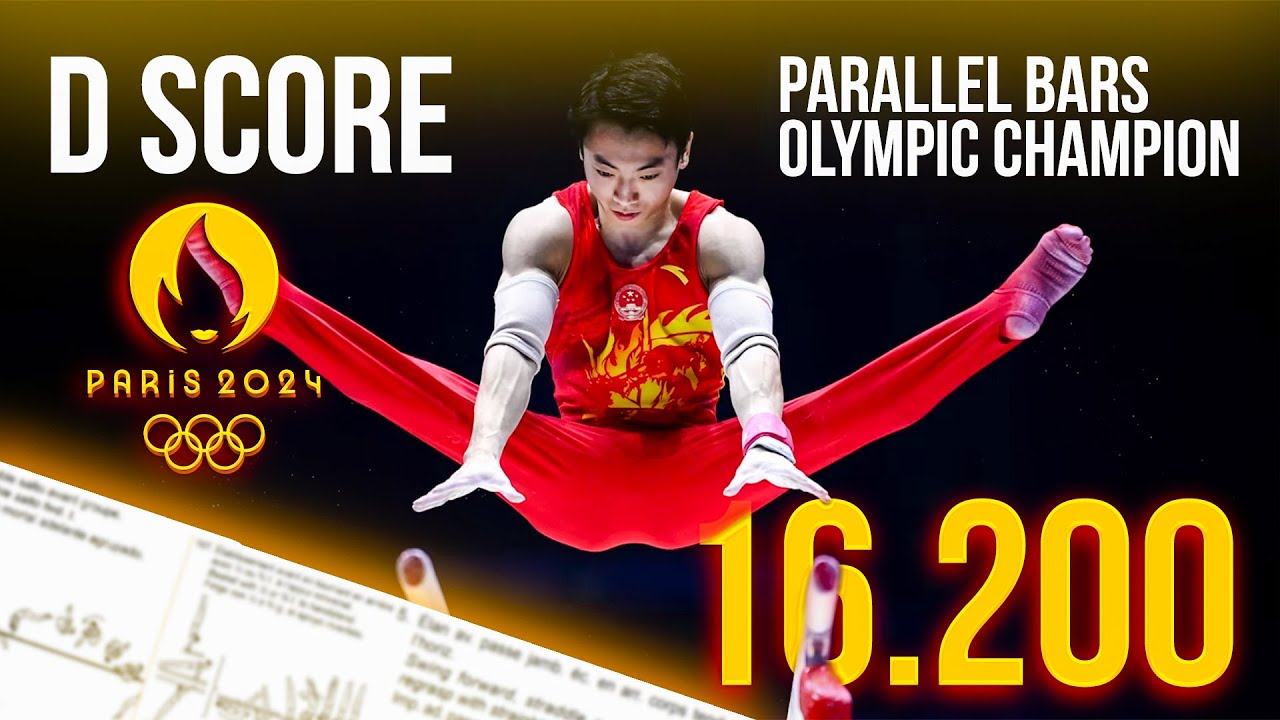 Zou Jingyuan - Parallel Bars Olympic 2024 routine - D score