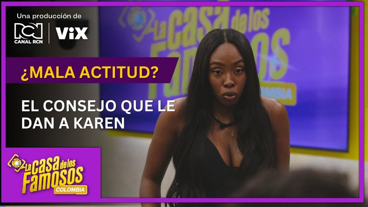 Omar aconseja a Karen para que cambie de actitud en La casa de los famosos Colombia