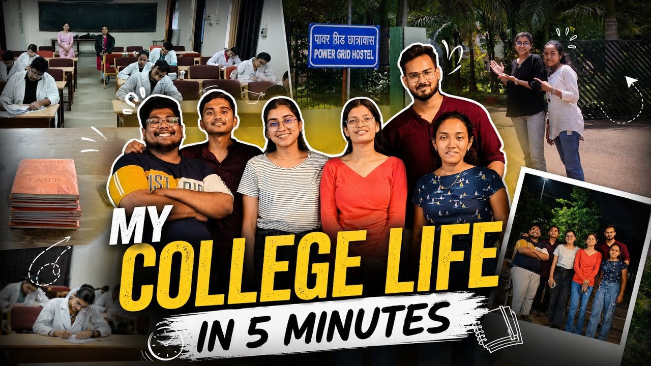 My College Life in 5 Minutes | PRSU Raipur Main Campus 🎓✨ || Madhuraj Sinha