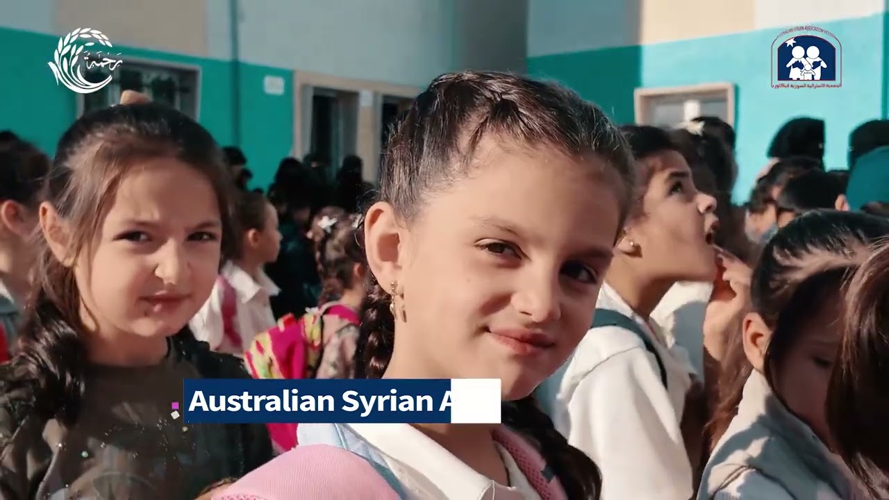 فرحتنا لا توصف بتجدد اللقاء بطلابنا الأعزاء في مدرسة السلام الأسترالية السورية في مدينة إعزاز