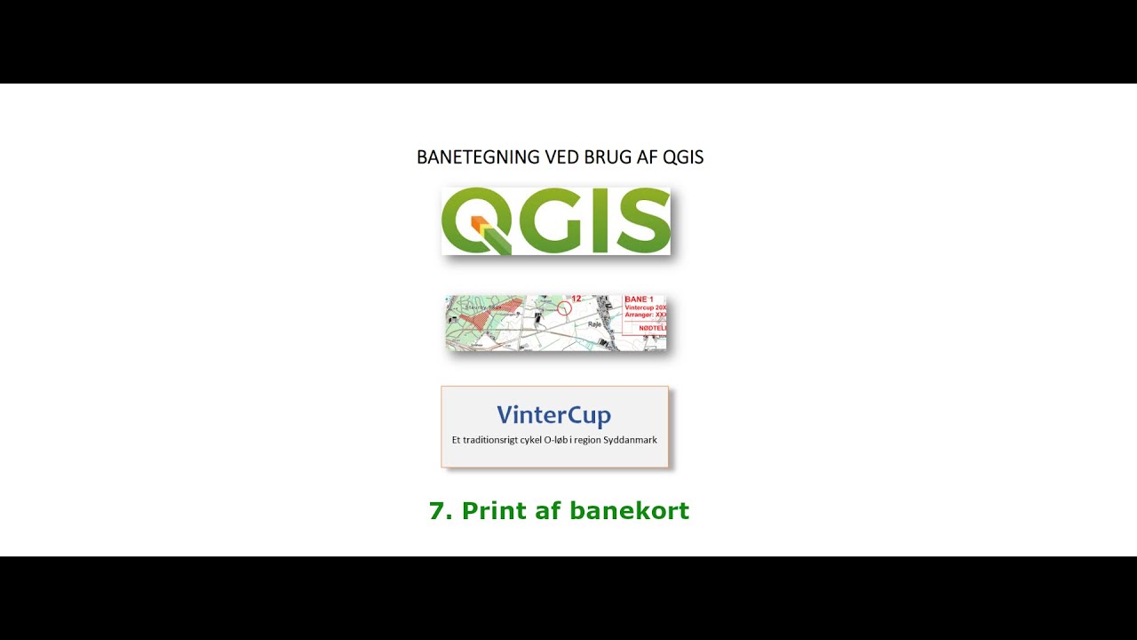 8. QGIS VCup banekorttegning: Print af banekort