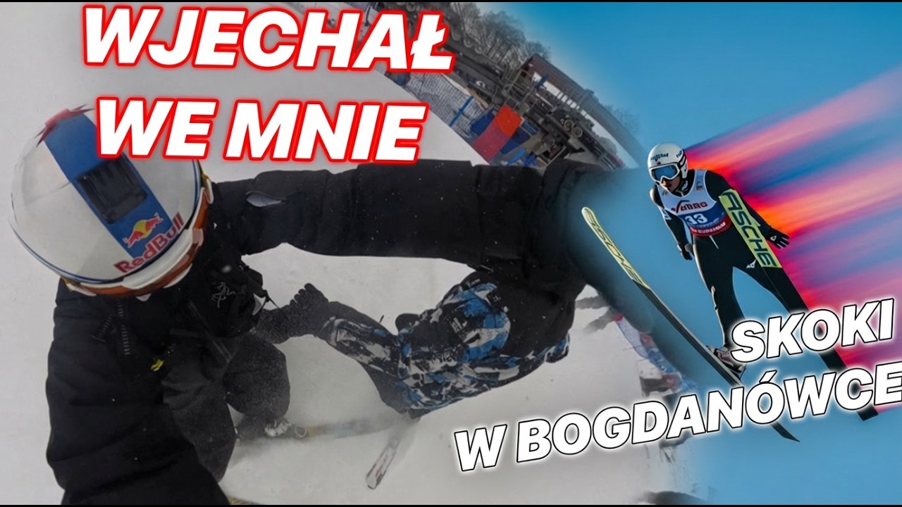 WJECHAŁ WE MNIE NA NARTACH | Skoki w Bogdan&oacute;wce i Narty w Spytkowicach