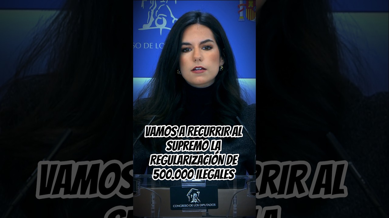 VAMOS A RECURRIR AL SUPREMO LA REGULARIZACI&Oacute;N DE 500.000 ILEGALES