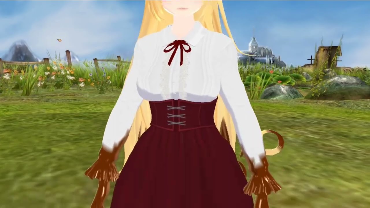 Rin are playing in mud at the windmill.