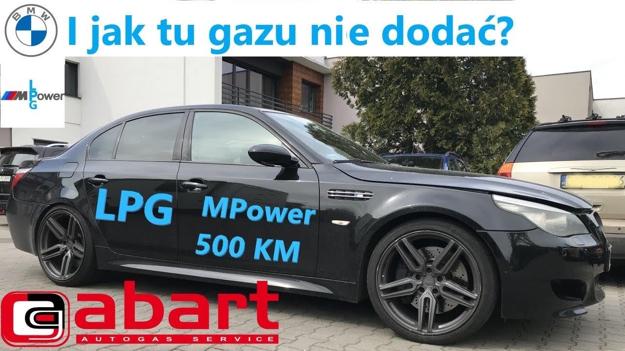 507KM w BMW M5 E60 5.0 V10 napędzane LPG z instalacją gazową BRC Sequent P&D z Abart Wrocław od 7lat