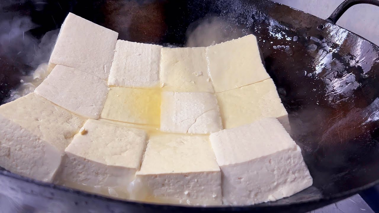 葱焼豆腐　grilled tofu with green onion