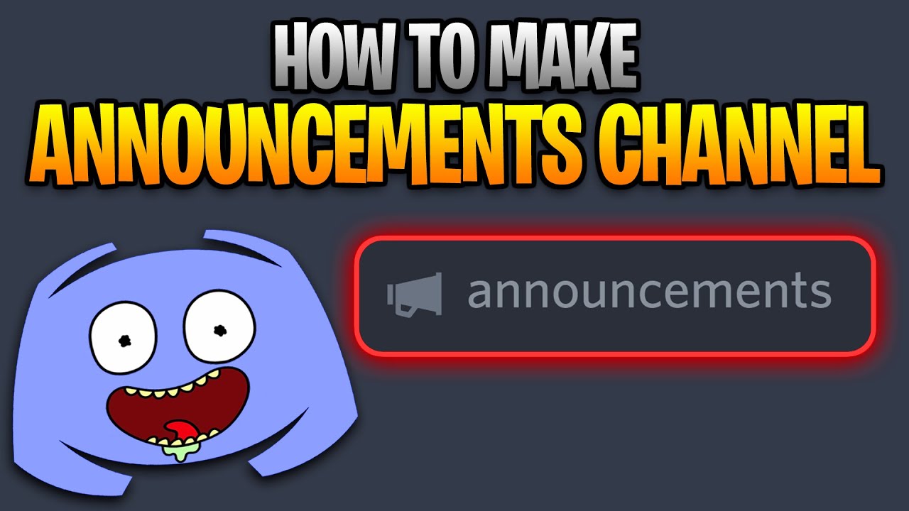 How to Make an Announcement Channel on Discord