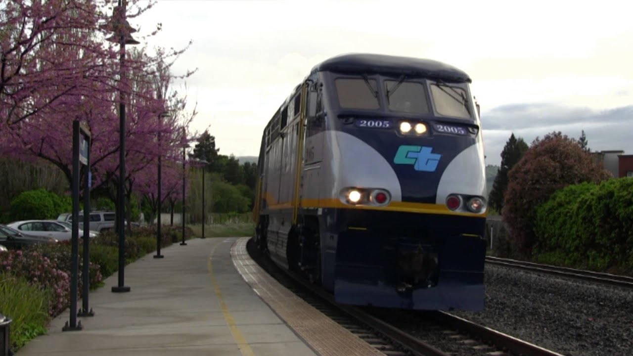 Spring in Fremont: Union Pacific, Amtrak, ACE, and CalTrain