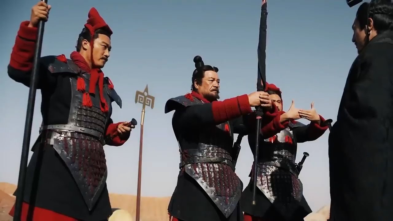 秦王政親自誓師滅趙，秦将王翦率兵直逼邯鄲，趙國亡了！