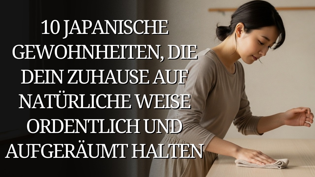 10 japanische Gewohnheiten, die dein Zuhause auf natürliche Weise ordentlich und aufgeräumt halten