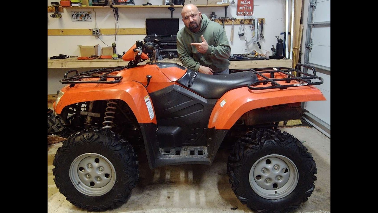 2011 arctic cat gets some shoes and starts to purr eps 2