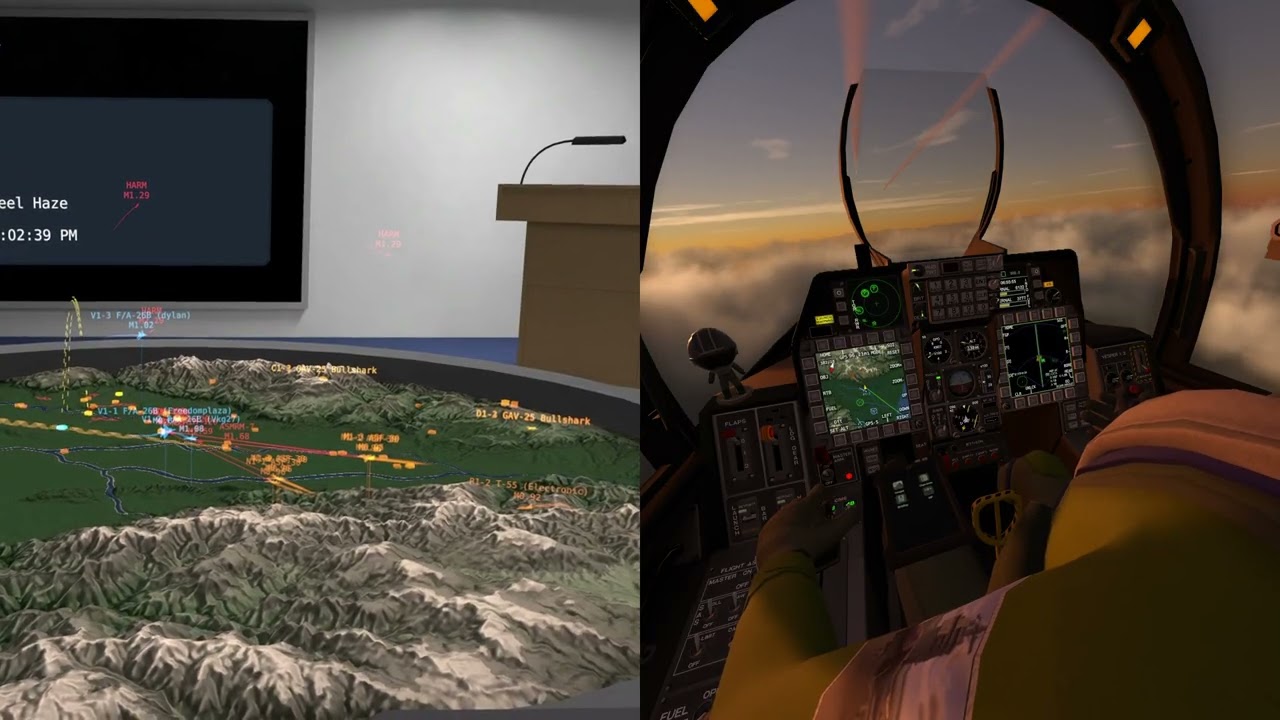 VTOL VR CAW 8 OP WITH REPLAY INSERTED INTO TIMELINE   4K