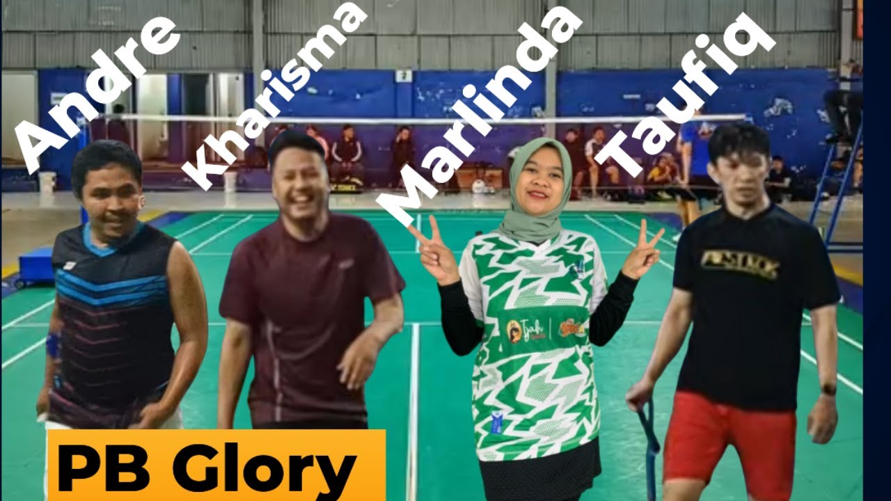 Badminton Seru Sengit Skill Smash Pertandingan PB Glory Bandung.
