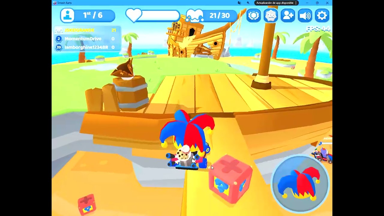 Smash Karts: Atrapando gorrito y matando PARTE 2