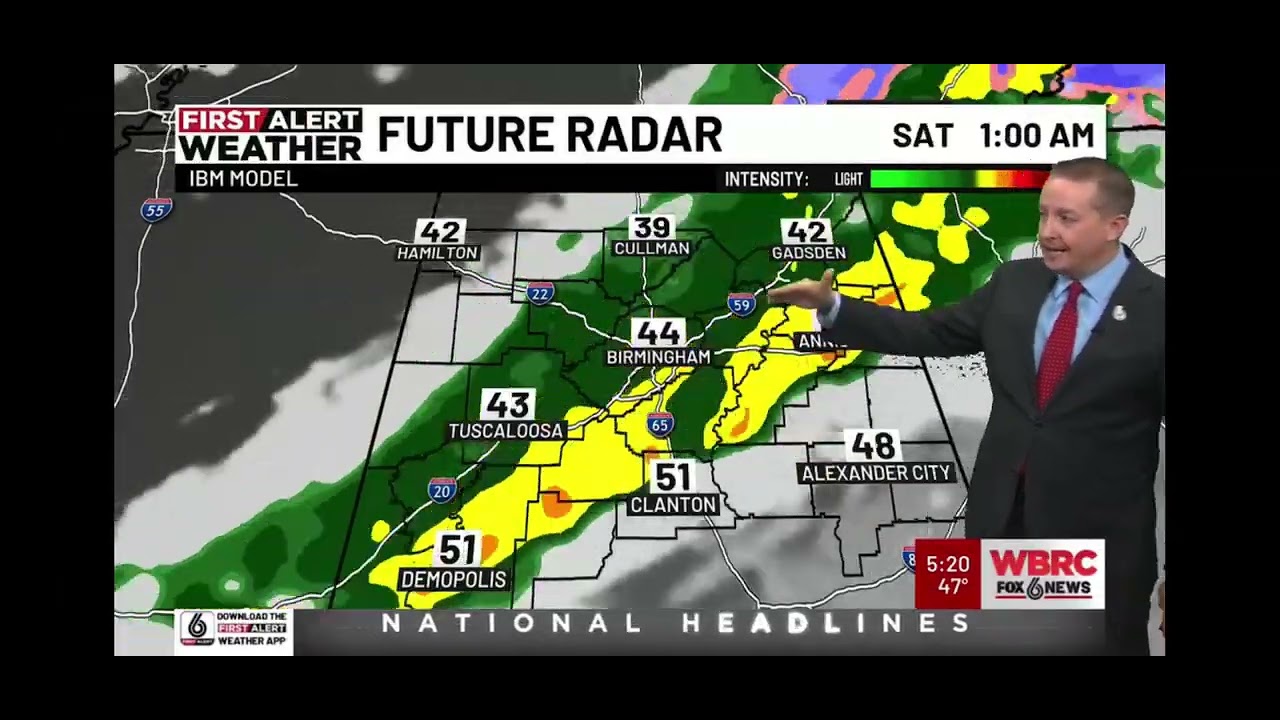 Weather forecast update from Chief Meteorologist Wes Wyatt @weswyattweather 