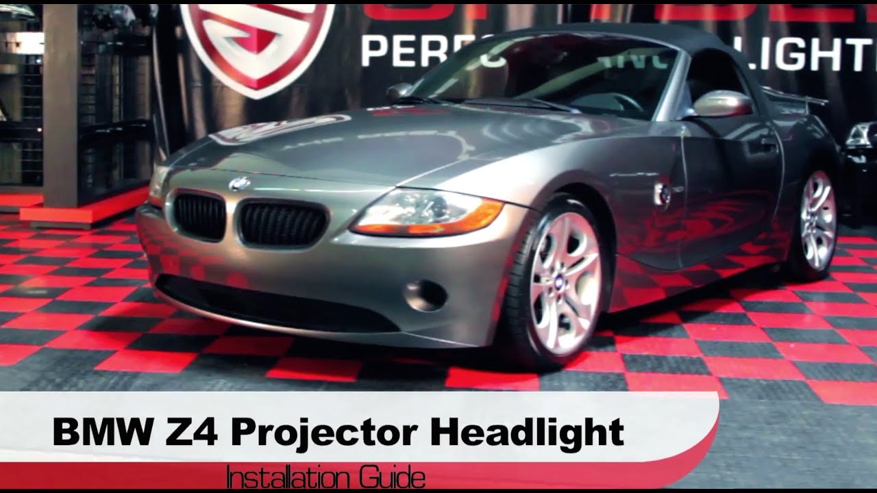 Установка Spyder Auto: фары Halo Projector для BMW Z4 2003–2008 гг.