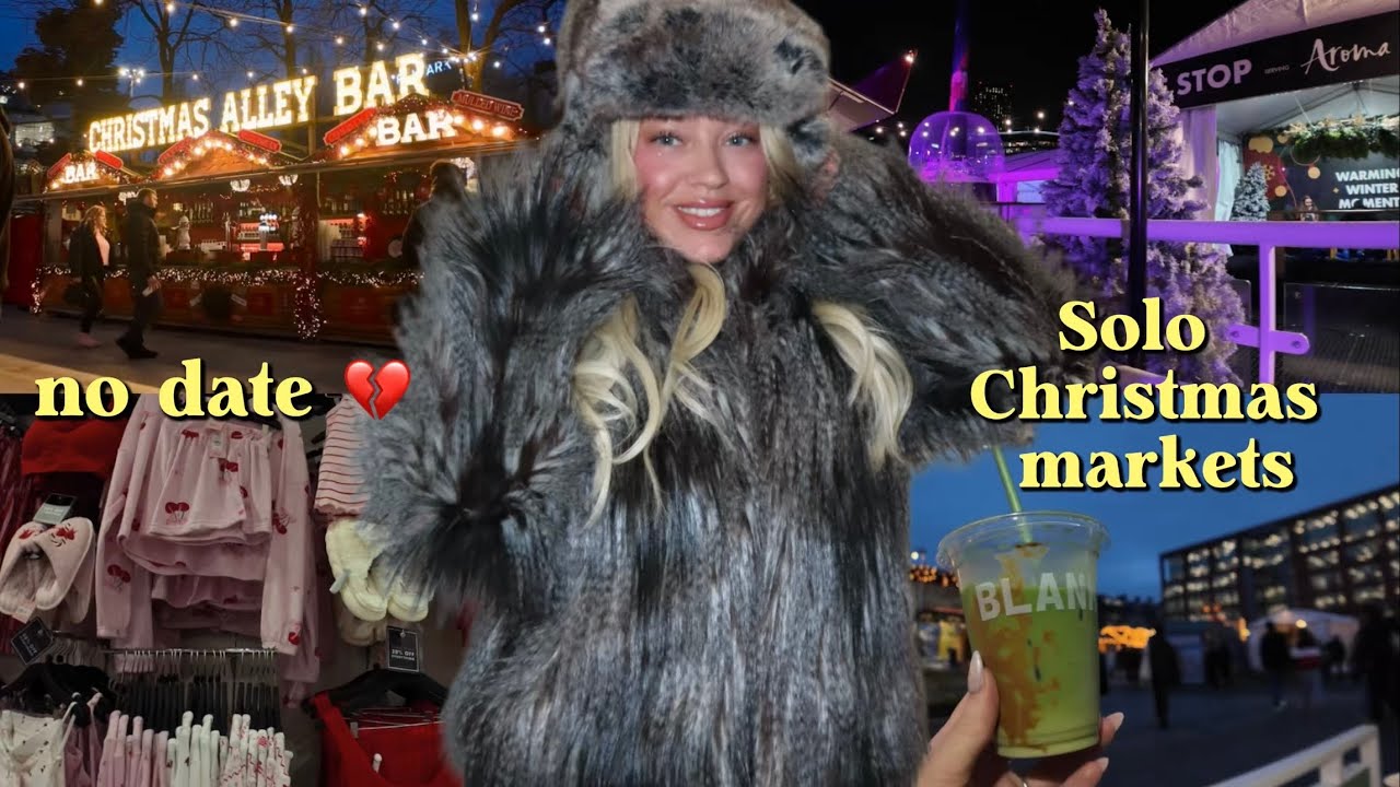 POV: Одиночное свидание на рождественских ярмарках в Манчестере | vlogmas, день 7