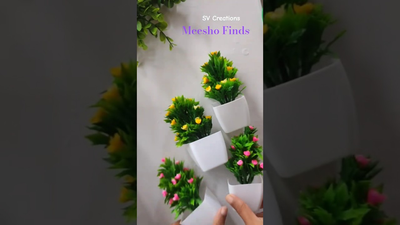 Meesho Finds Artificial flowers vase #meeshohomedecor #meeshostationary #meeshohaul #meeshofinds