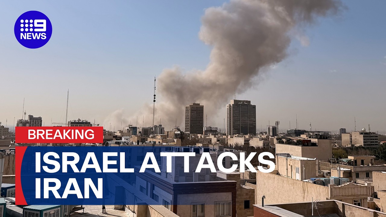 #BREAKING: Israel and U.S. launch attack on Iran's capital | 9 News Australi