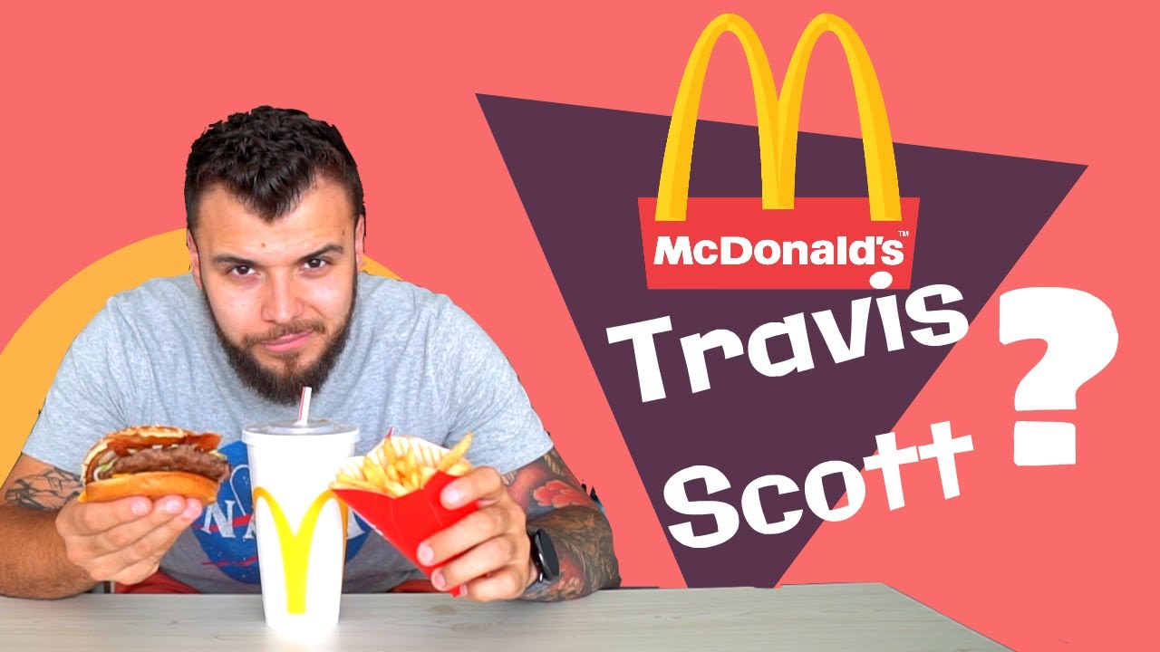 A COLLAB DO MCDONALDS COM O TRAVIS SCOTT QUE TA BOMBANDO É BOA? LANCHE EXCLUSIVO - Passa no Drive