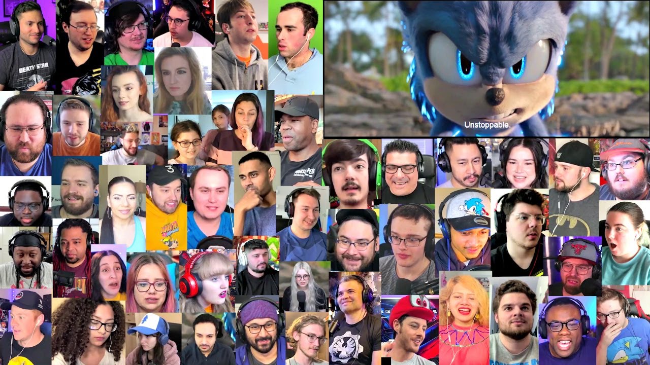 Sonic the Hedgehog 2 Final Trailer Reaction Mashup