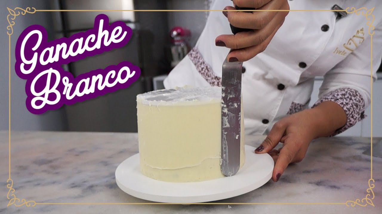 Ganache Branco Blindagem de bolo