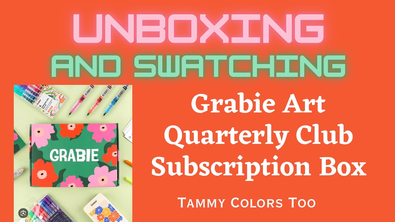 Unboxing and Swatching: Grabie Art Quarterly Club Subscription Box