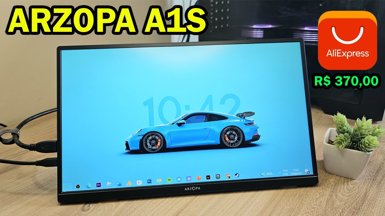 MONITOR PORTÁTIL ARZOPA A1S VALE A PENA COMPRA?