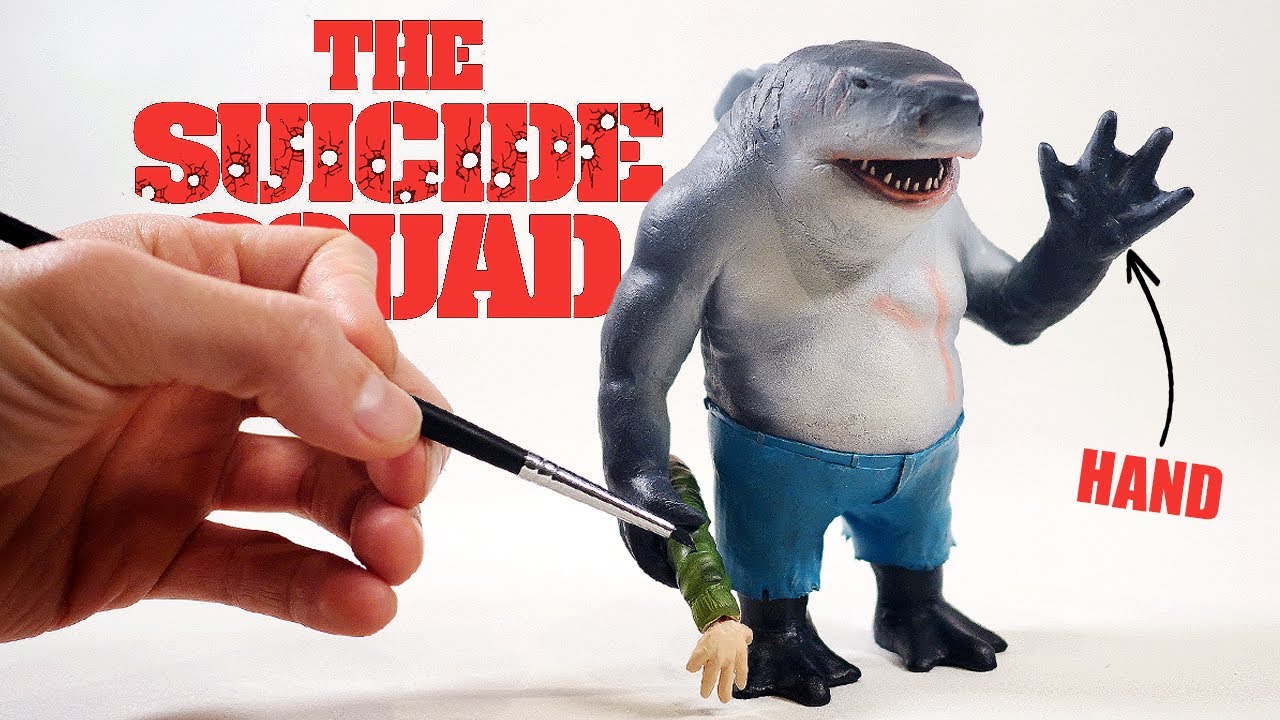 Sculpting KING SHARK from SUICIDE SQUAD 2 / Polymer Clay