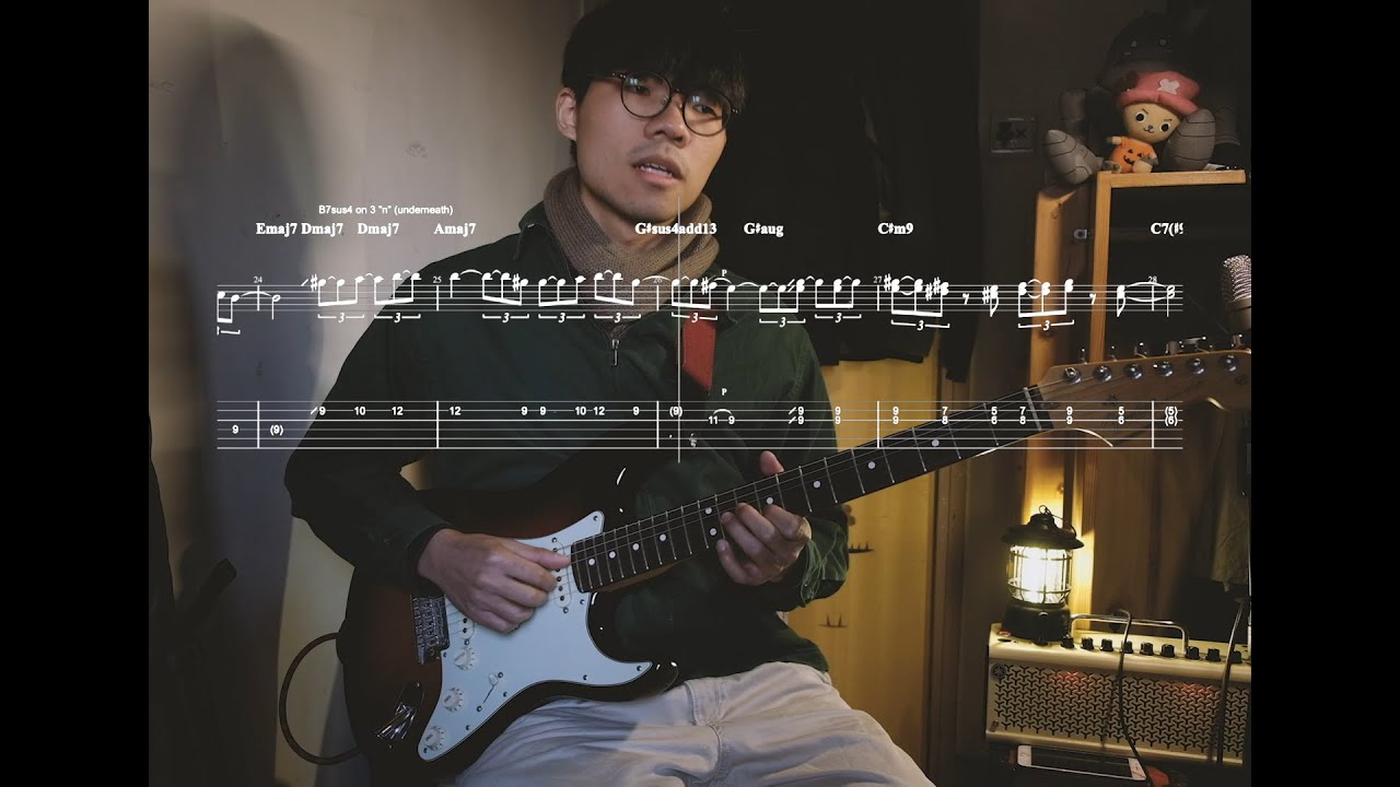 isn't she lovely (Tom Misch ver.) cover [with Tab]