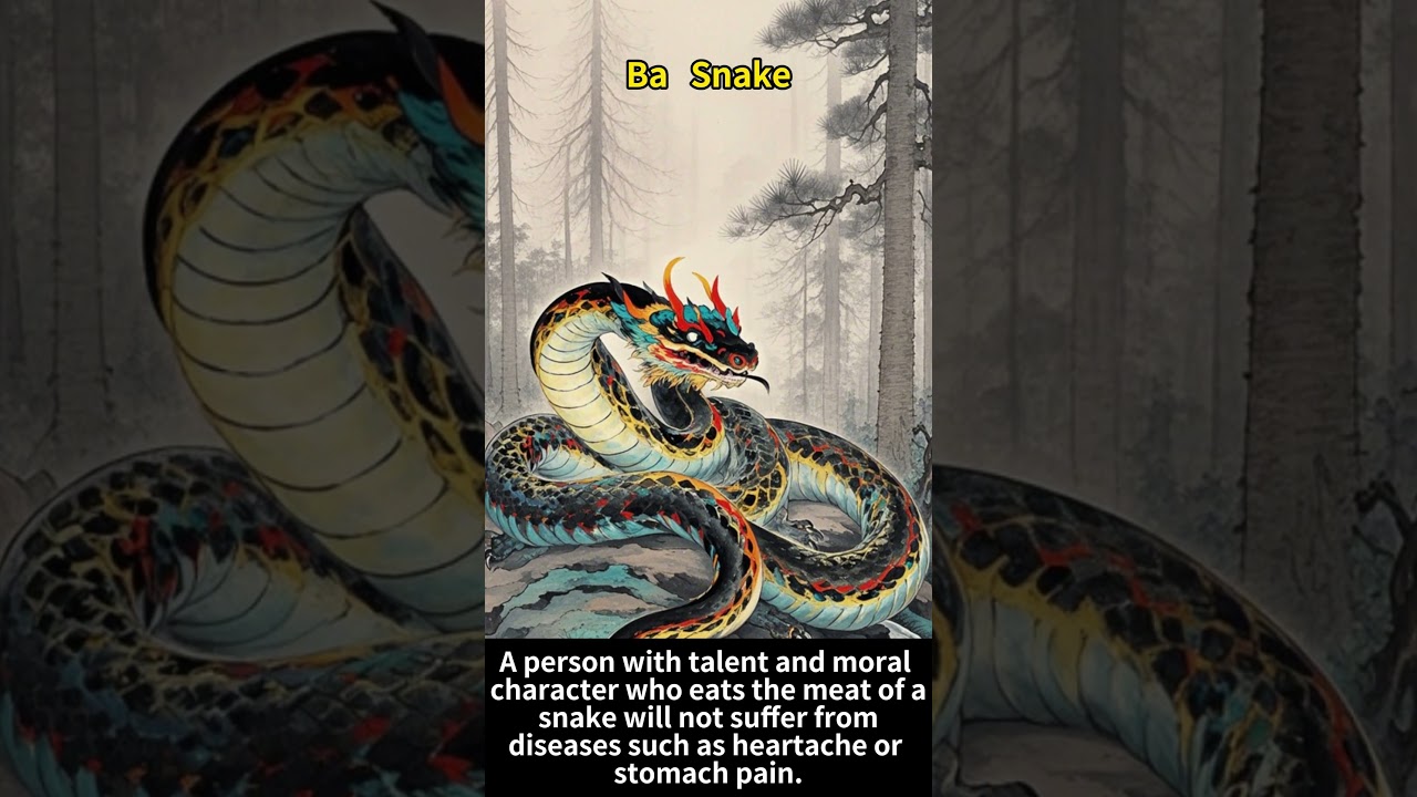 [Shan Hai] Ba Snake - chinese mythical creatures 
