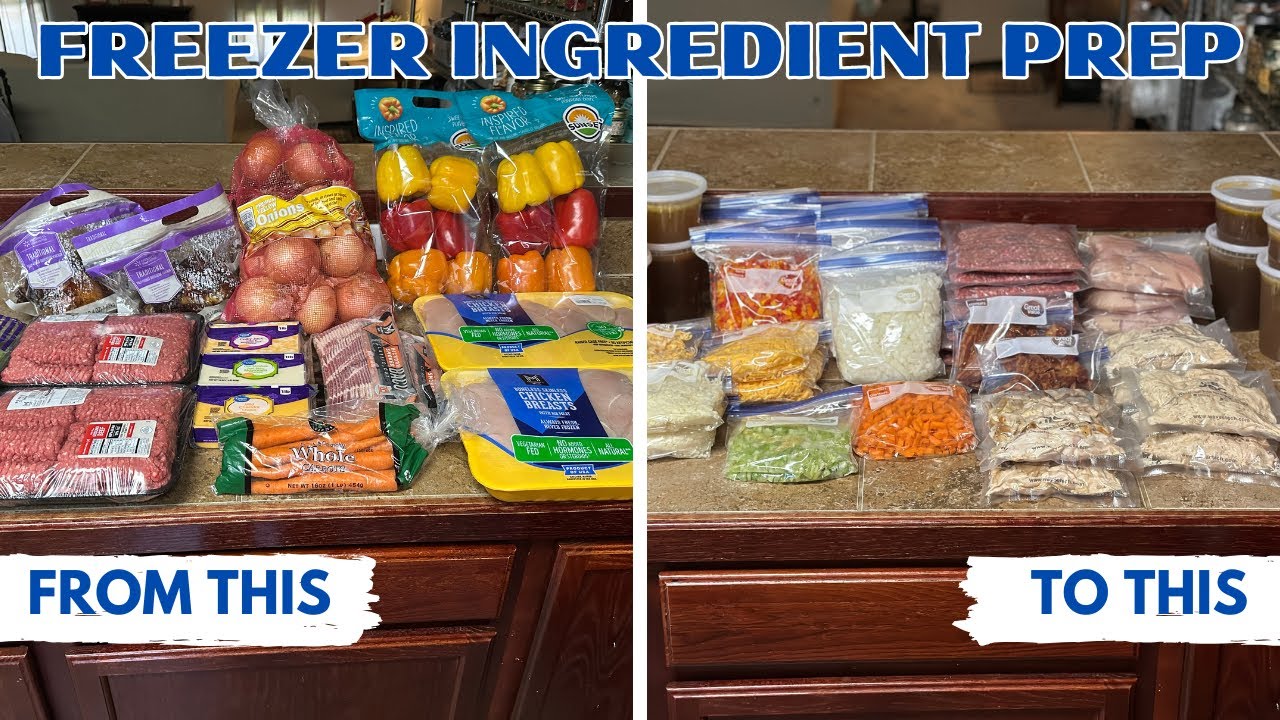 Prepping Freezer Staples | Homemade Broth, Portioning Meat & Veggies