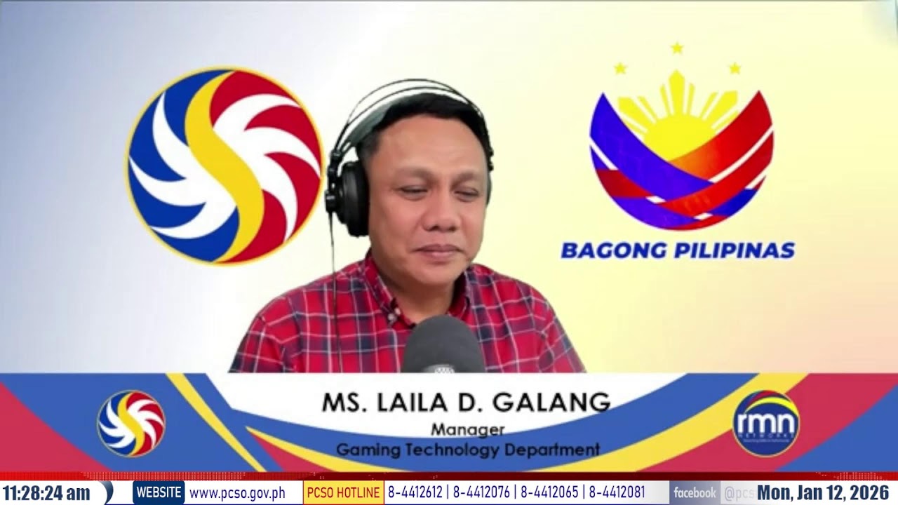 PCSO, HINDI UMUURONG SA PAGTULONG! - JANUARY 12, 2026