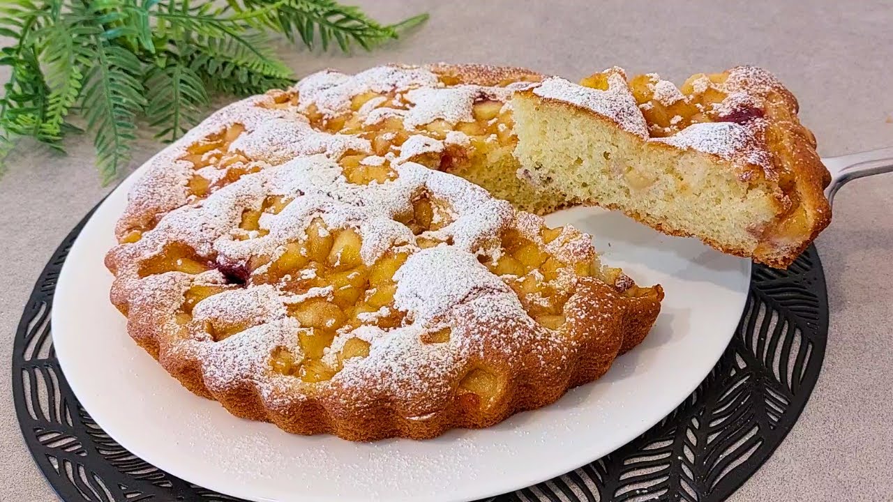 Это самый мягкий торт🍎 в мире! Оно тает во рту! Невероятно вкусно!