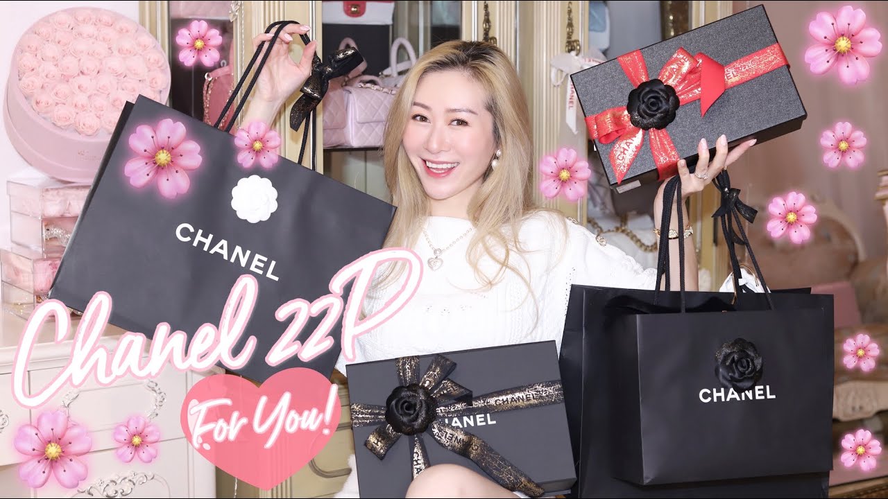 CHANEL 22P HAUL UNBOXING 🤩 I SCORED THE PRETTIEST BAG, SHOES & RTW + SURPRISE FOR YOU 🌸🌸🌸 LINDIESS