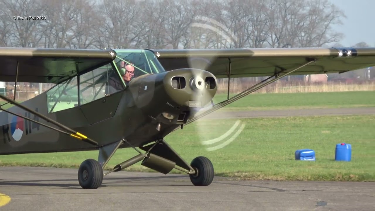 Piper PA-18-135 Super Cub PH-TOK R-114 / 54-2404 Teuge Airport 10 Feb 2023
