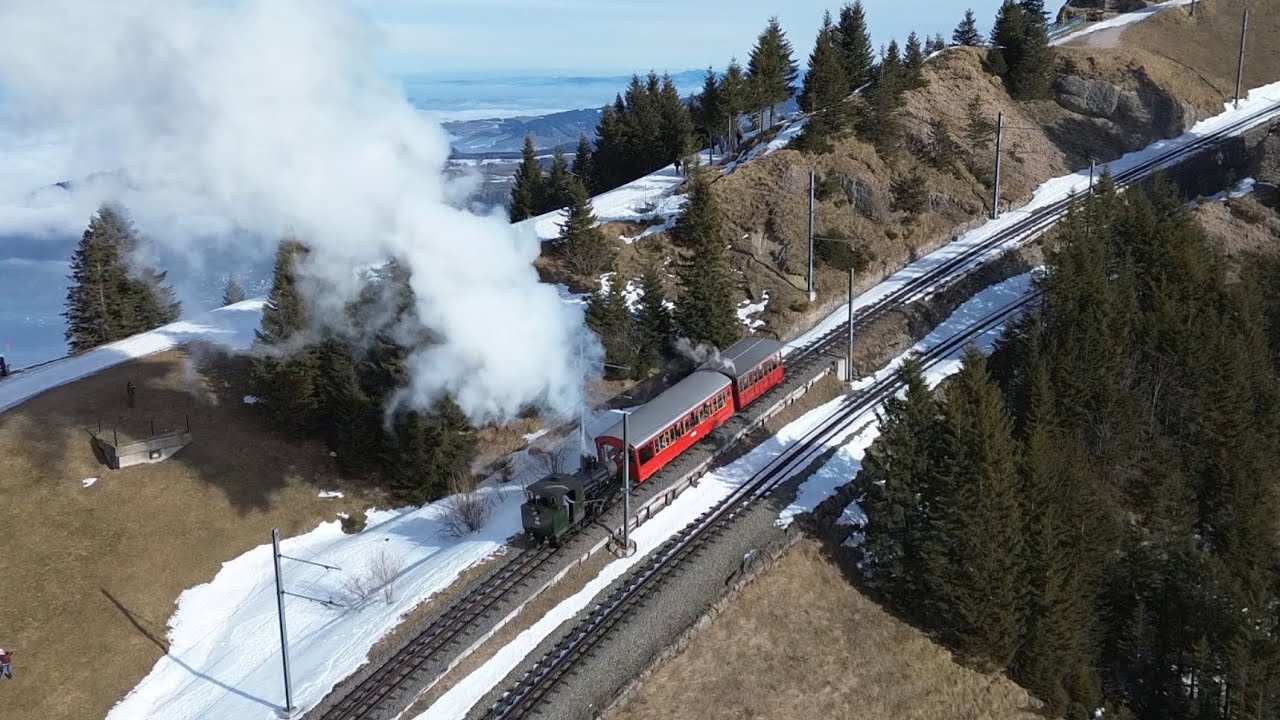 Trainspotting by Drone sur le Rigi 🇨🇭