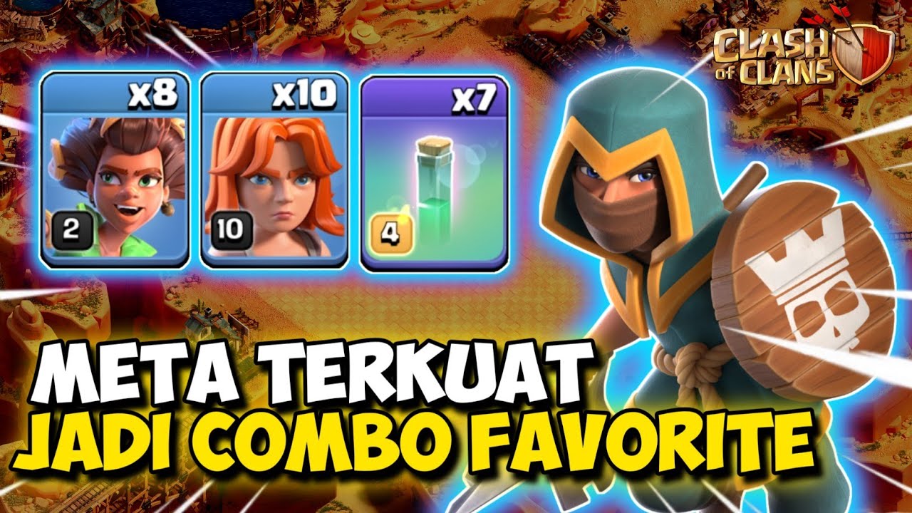 JADI META PALING FAVORIT !! COMBO WAR TH 15 Root Riders Valkyrie + Rc Walk - Clash Of Clans