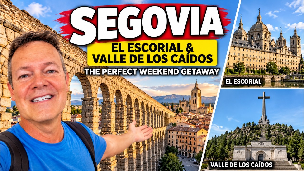 2 Unforgettable Days in Historic Spain 🇪🇸 | Segovia, El Escorial & the Roman Aqueduct