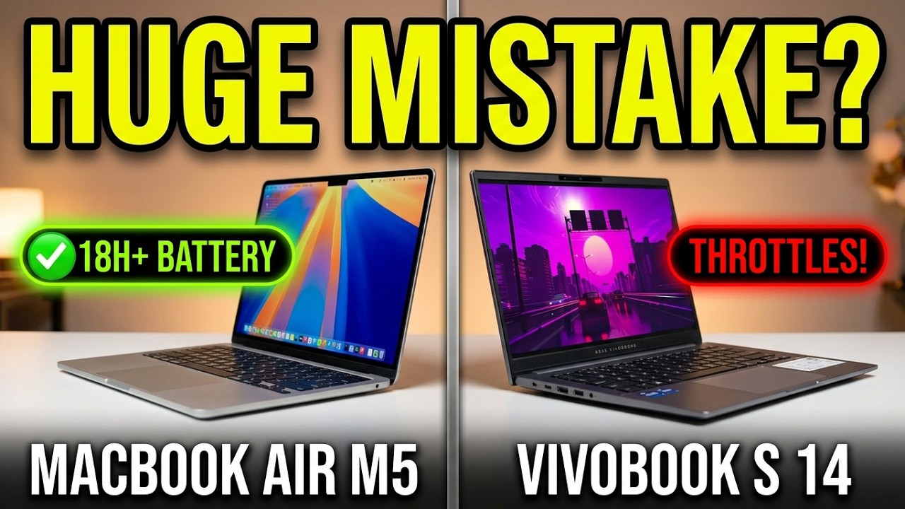 MacBook Air M5 против ASUS Vivobook S 14 &mdash; не тратьте деньги зря